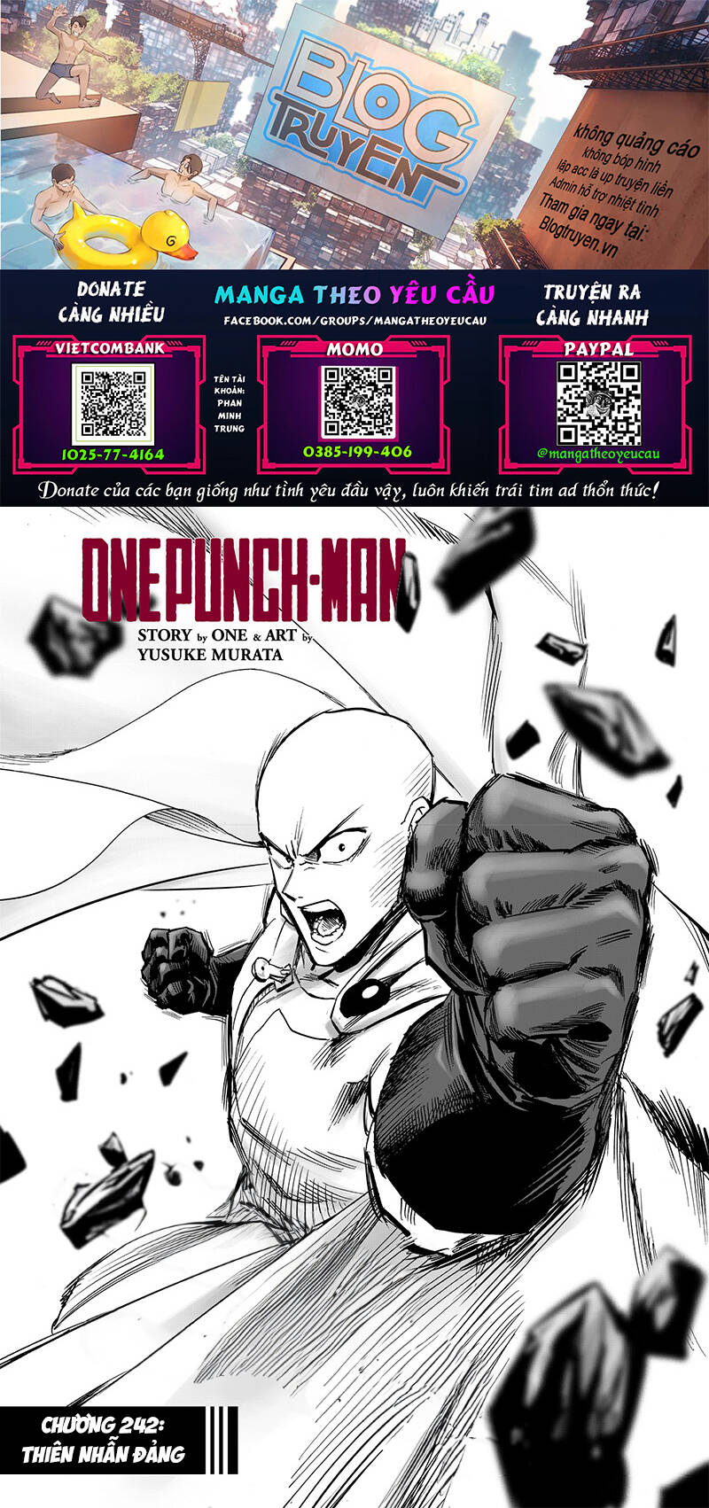 Onepunch Man Chapter 242 - 1