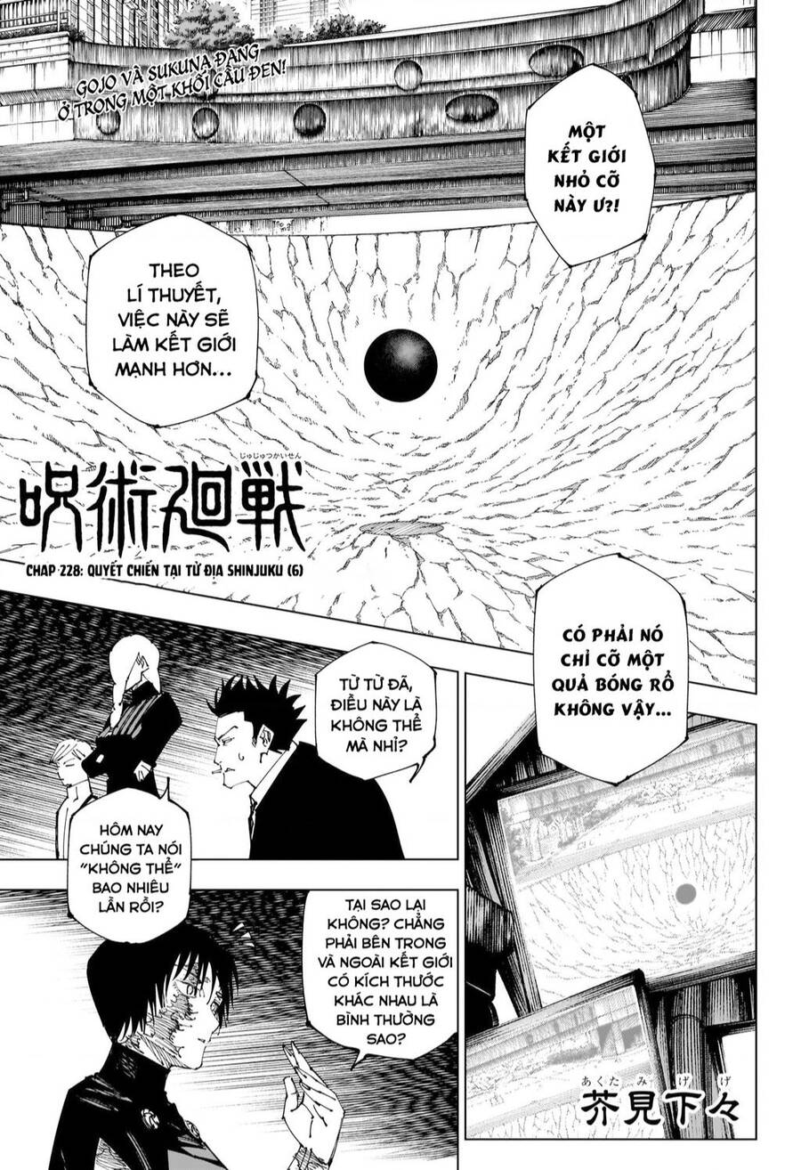 Jujutsu Kaisen - Chú Thuật Hồi Chiến Chapter 228 - 2