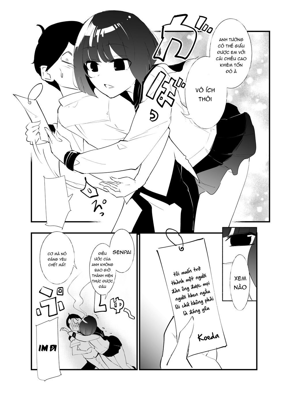 Koushinchou No Kouhai () To Teishinchou No Senpai () Ga Renai Ni Hatten Suru Made Chapter 2 - 3