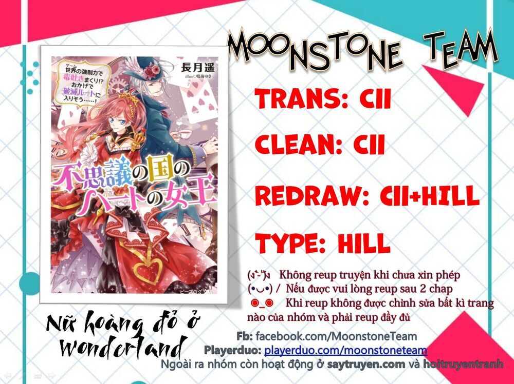 Nữ Hoàng Cơ Đỏ Ở Wonderland Chapter 1.1 - 2