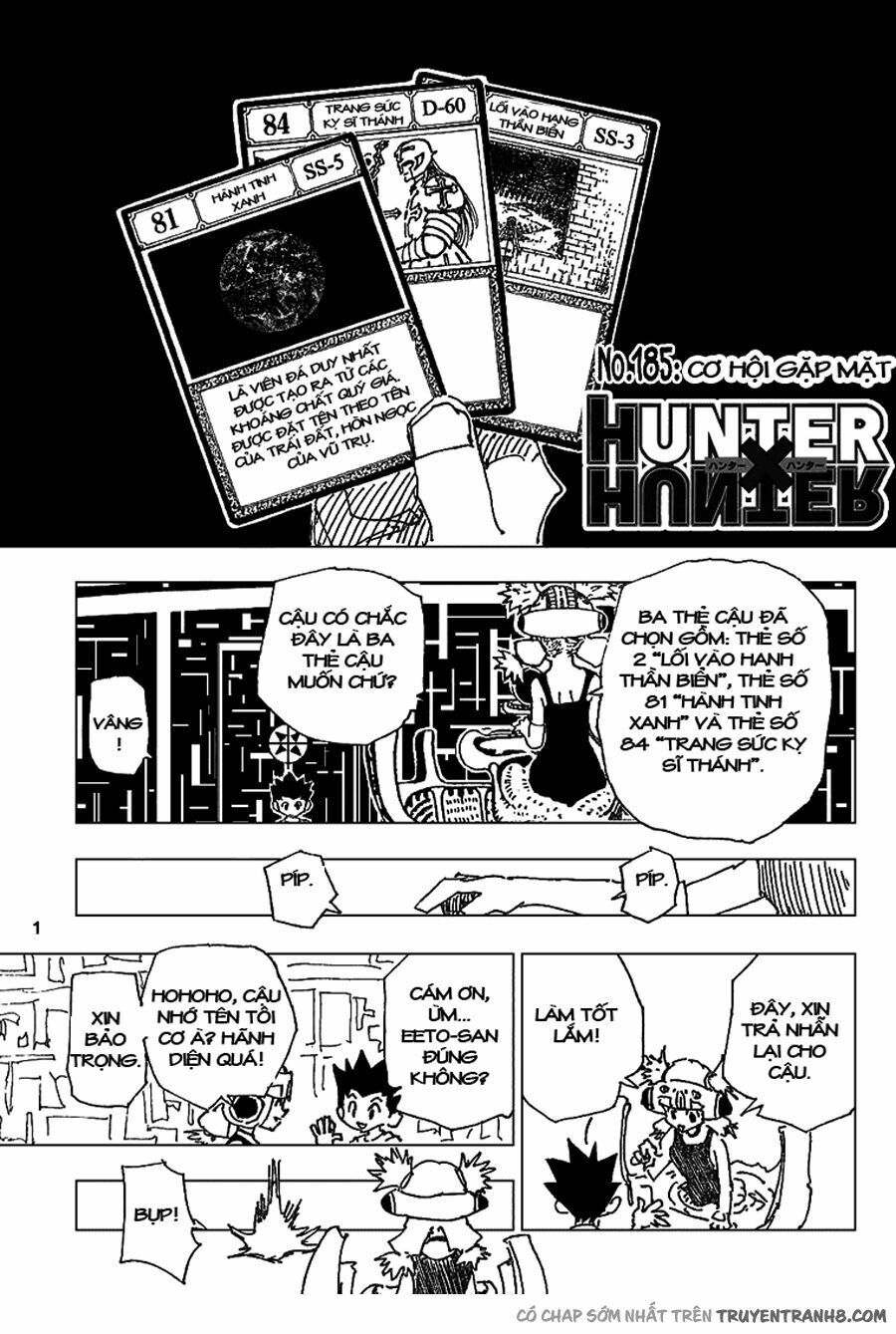 Hunter X Hunter Chapter 185 - 1