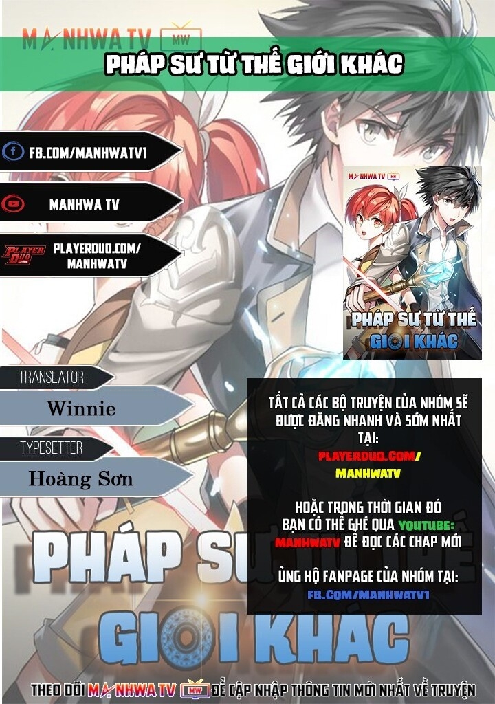 Pháp Sư Từ Thế Giới Khác Chapter 24 - 1