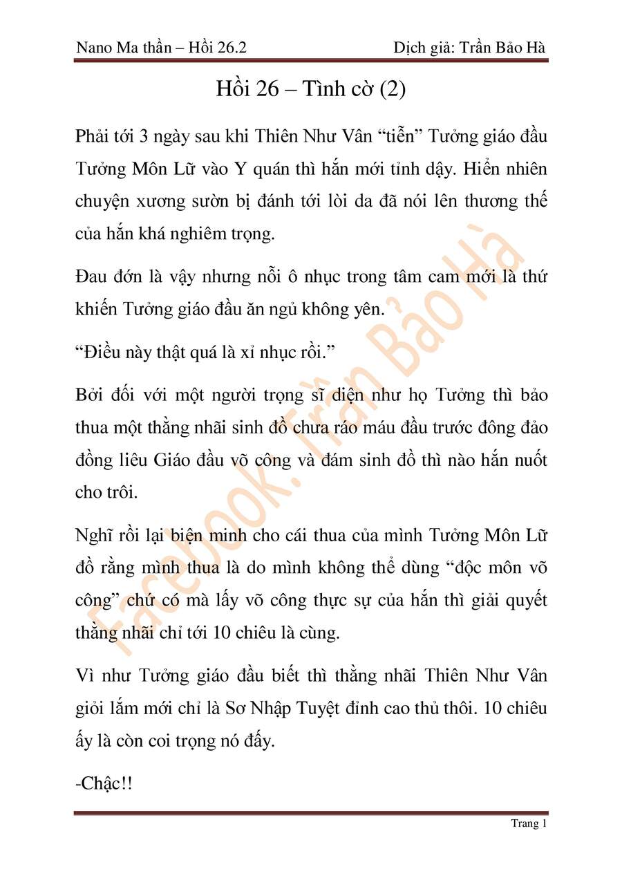 Ngã Lão Ma Thần Chapter 67 - 72