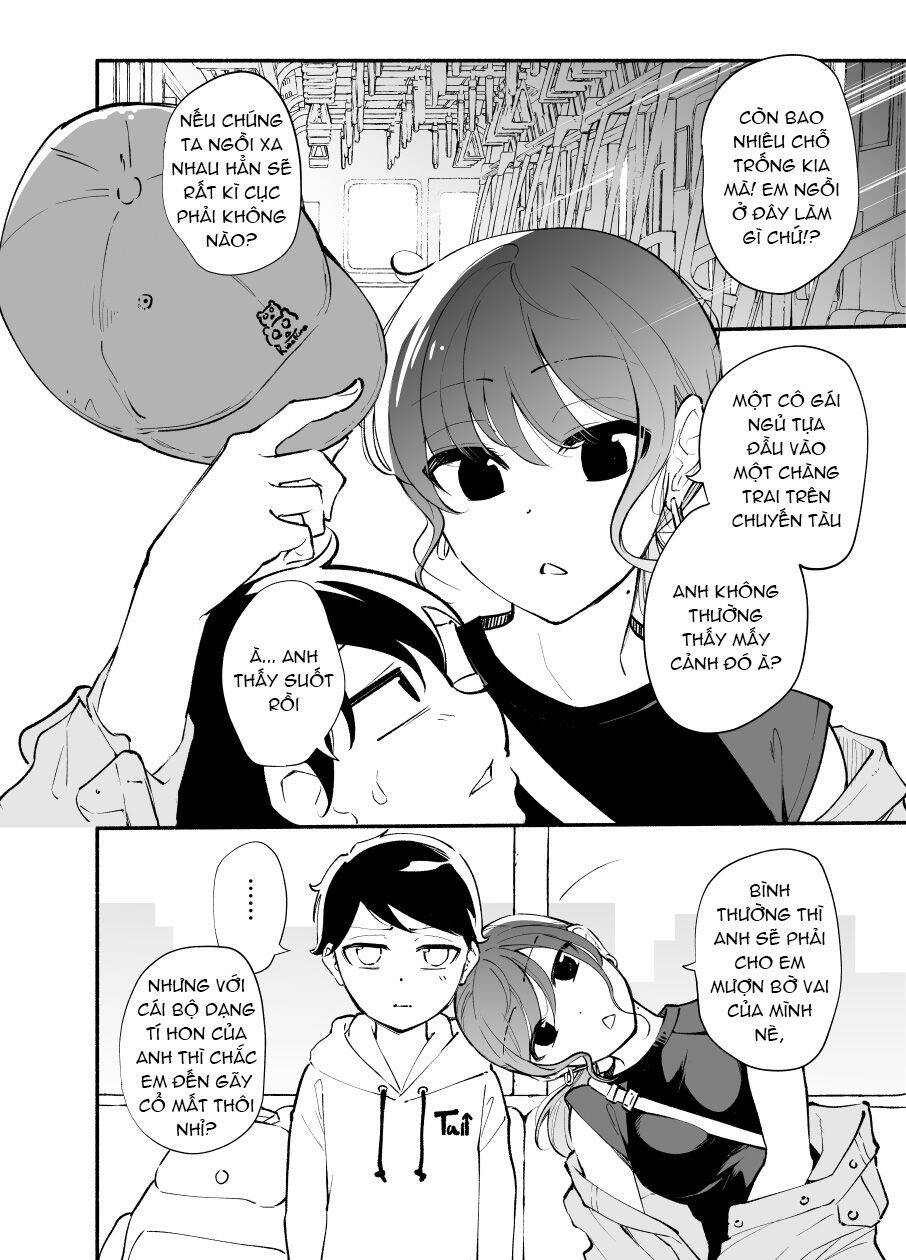 Koushinchou No Kouhai () To Teishinchou No Senpai () Ga Renai Ni Hatten Suru Made Chapter 20 - Trang 2