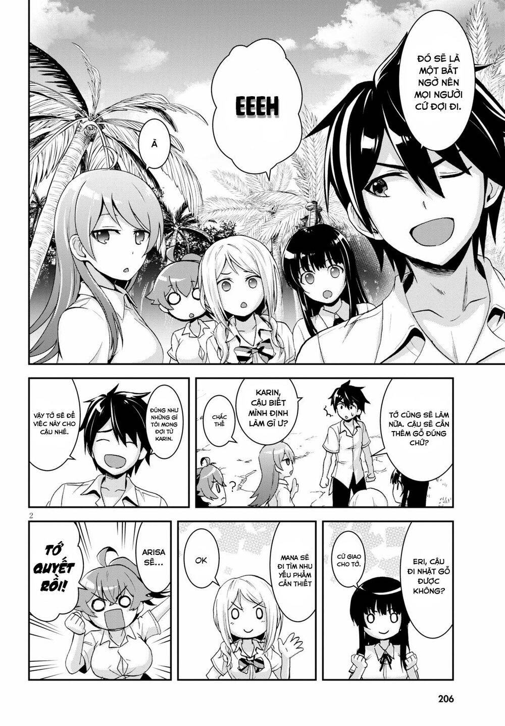 Isekai Yurutto Survival Seikatsu: Gakkou No Minna To Isekai No Mujintou Ni Tenishitakedo Ore Dake Chapter 4 - 4