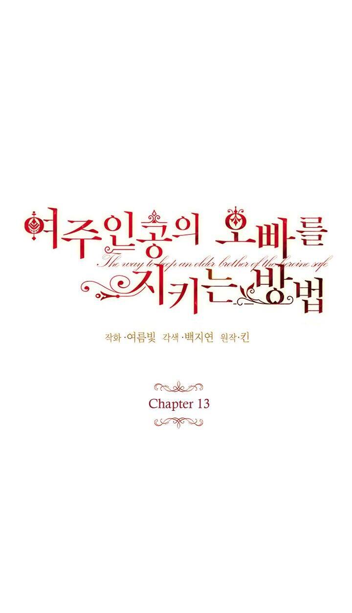 Cách Bảo Vệ Anh Trai Của Nữ Chính Chapter 13 - 14