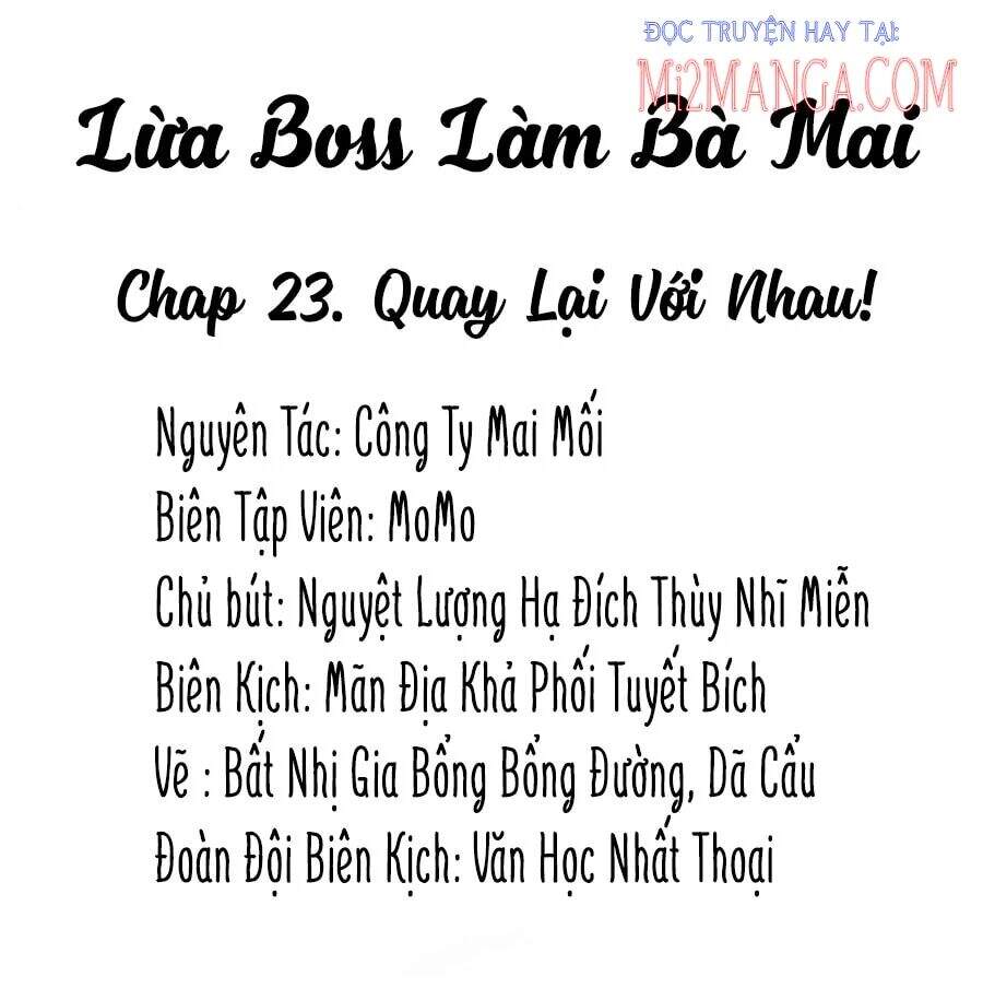 Lừa Boss Làm Bà Mai Chapter 23 - 2