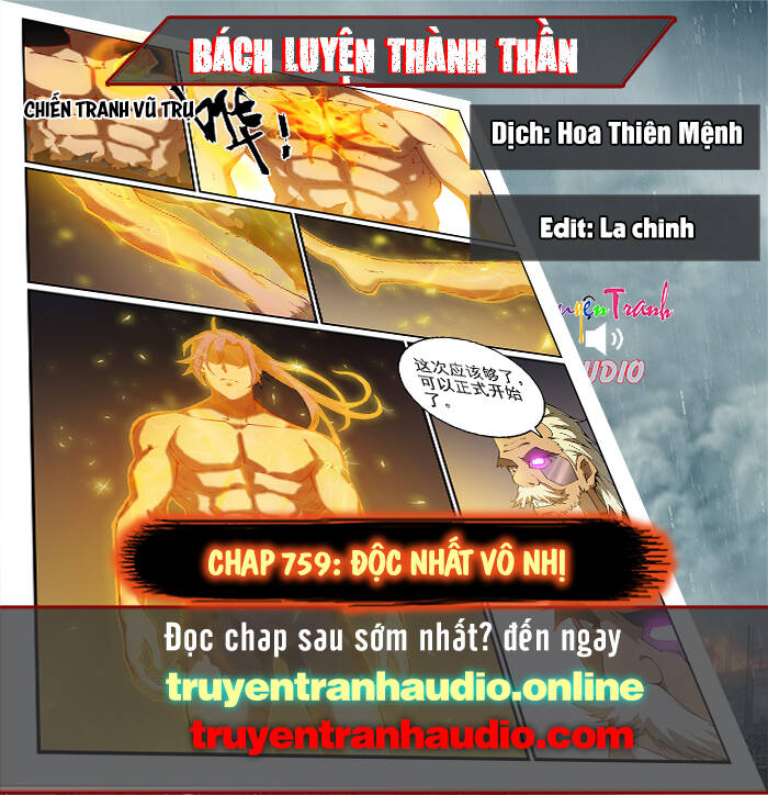 Bách Luyện Thành Thần Chapter 759 - 1