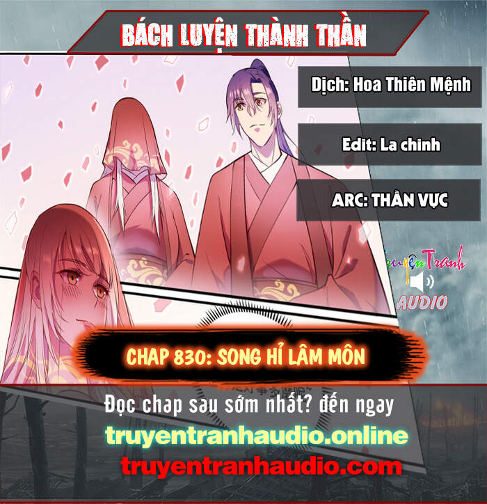 Bách Luyện Thành Thần Chapter 830 - 1