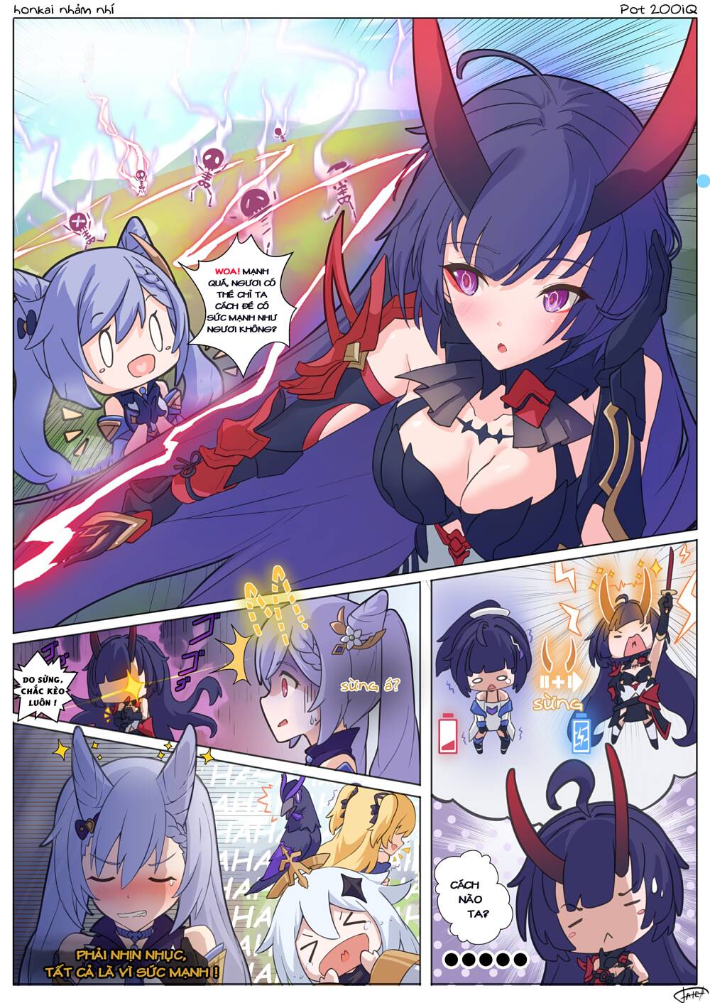 Genshin Impact 4-Koma Chapter 17.1 - 1