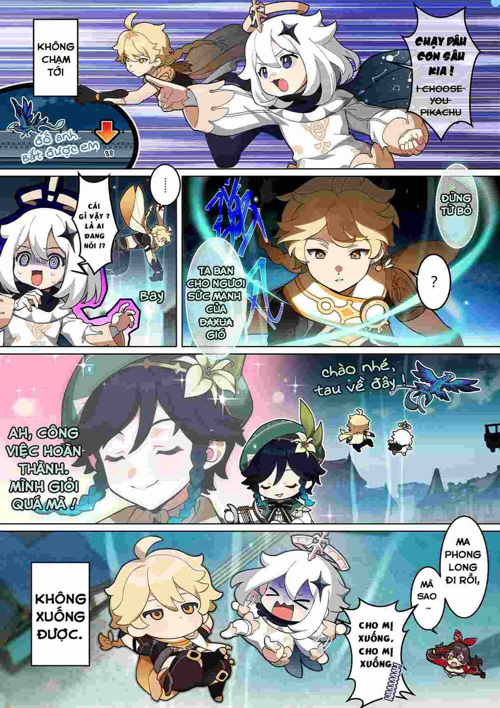 Genshin Impact 4-Koma Chapter 9 - 2