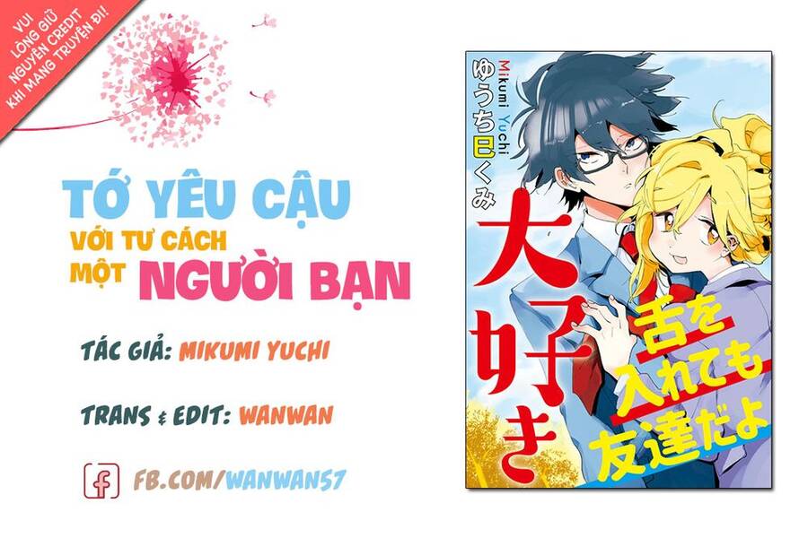 Tớ Yêu Cậu Với Tư Cách Một Người Bạn Chapter 15 - 1