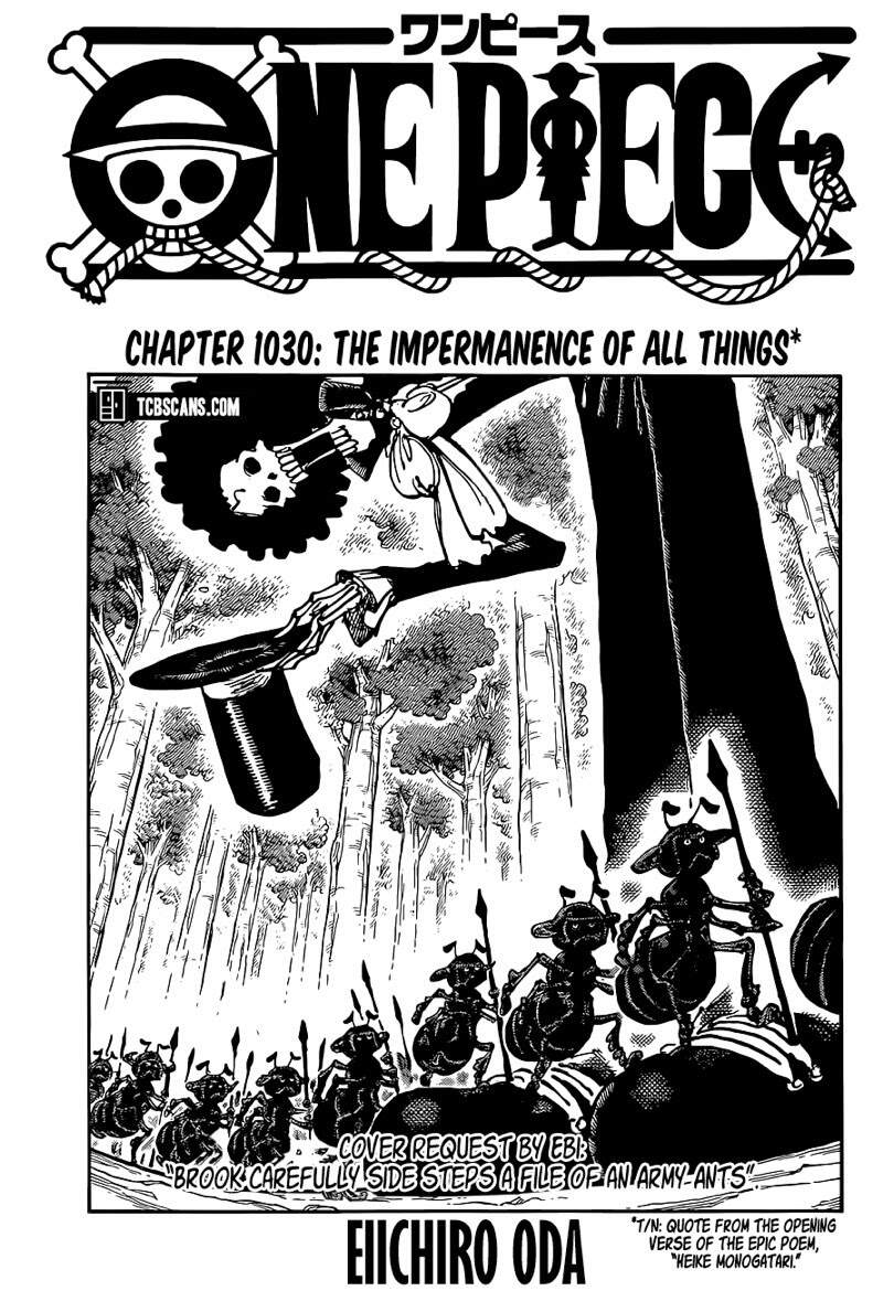 One Piece Chapter 1030 - 1