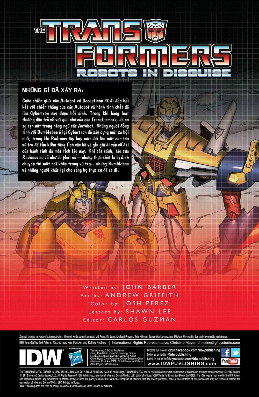 The Transformers: Robots In Disguise Chapter 1 - 6