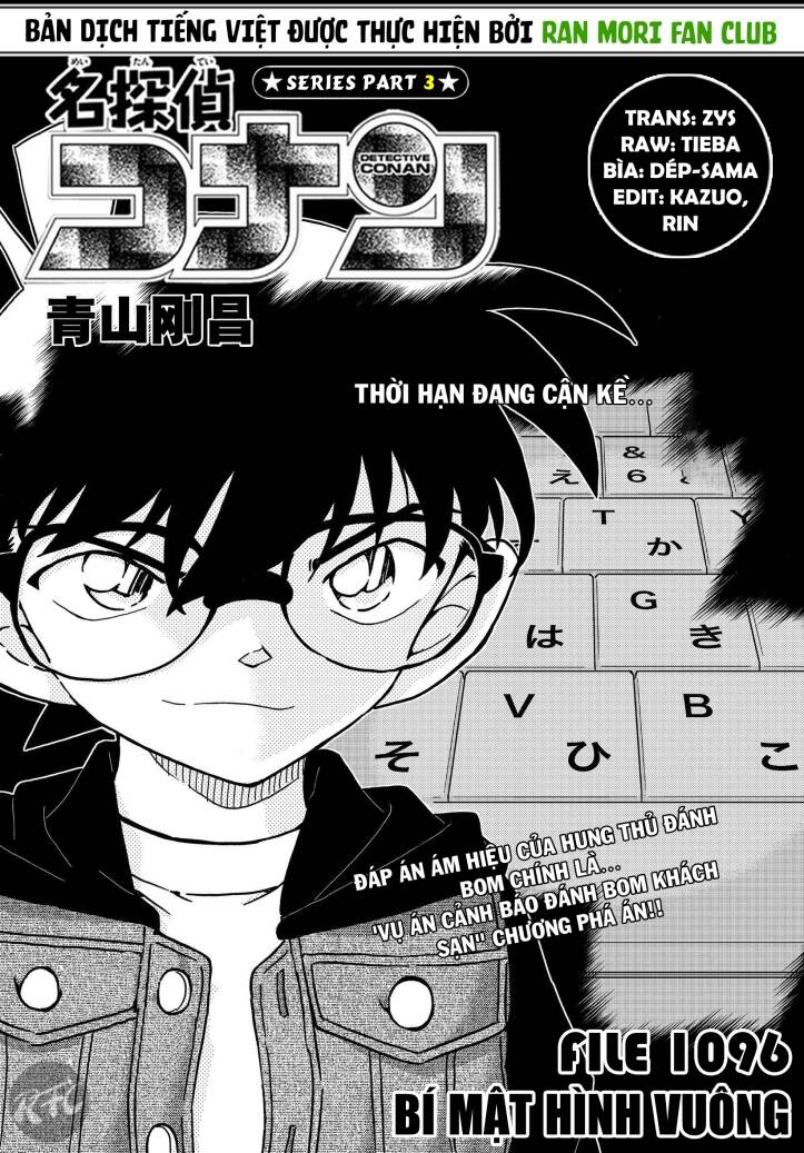 Thám Tử Conan Chapter 1096 - 1