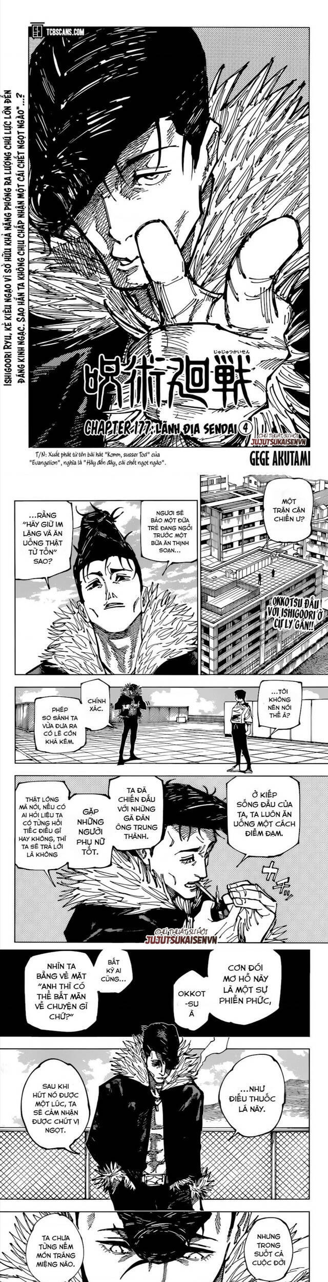 Jujutsu Kaisen - Chú Thuật Hồi Chiến Chapter 177 - 1