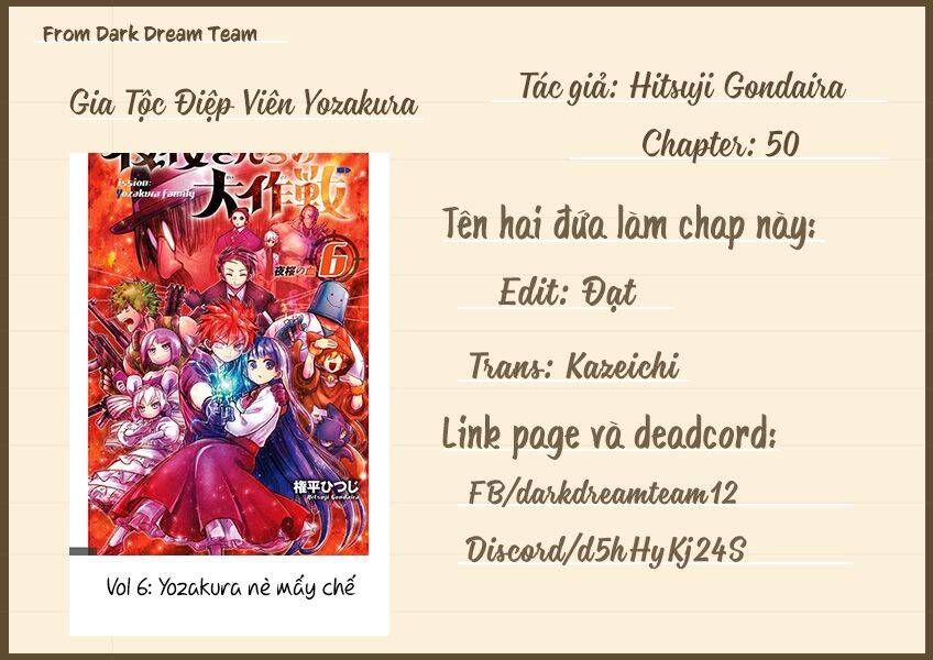 Gia Tộc Điệp Viên Yozakura Chapter 50 - 1