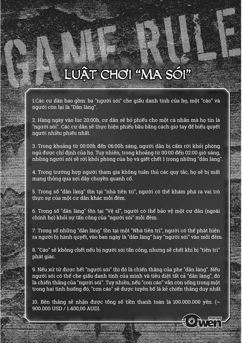 Trò Chơi Ma Sói: Cáo Điên Chapter 13 - 4