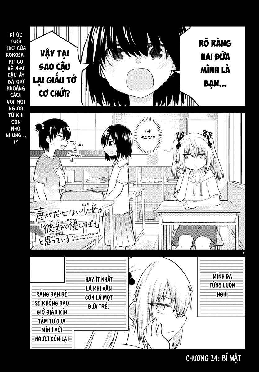 Koe Ga Dasenai Shoujo Wa "Kanojo Ga Yasashisugiru" To Omotte Iru Chapter 24 - 2