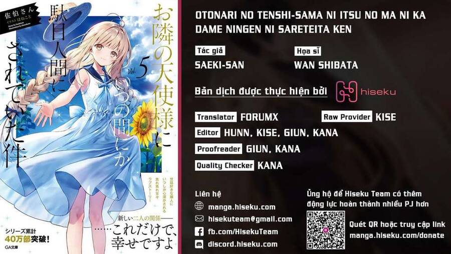 Otonari No Tenshi-Sama Ni Itsunomanika Dame Ningen Ni Sareteita Ken Chapter 2 - 1