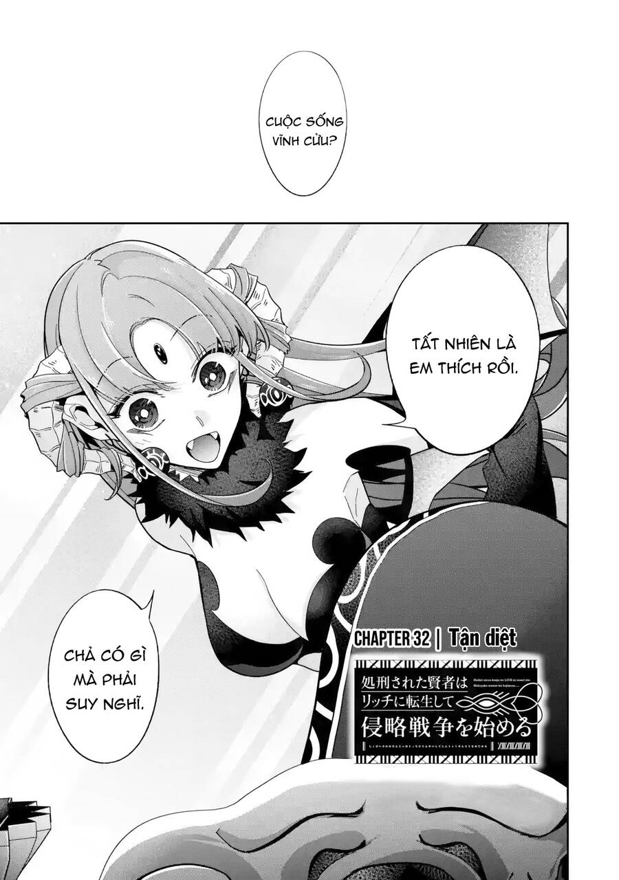 Shokei Sareta Kenja Wa Lich Ni Tensei Shite Shinryaku Sensou Wo Hajimaru Chapter 32 - 2