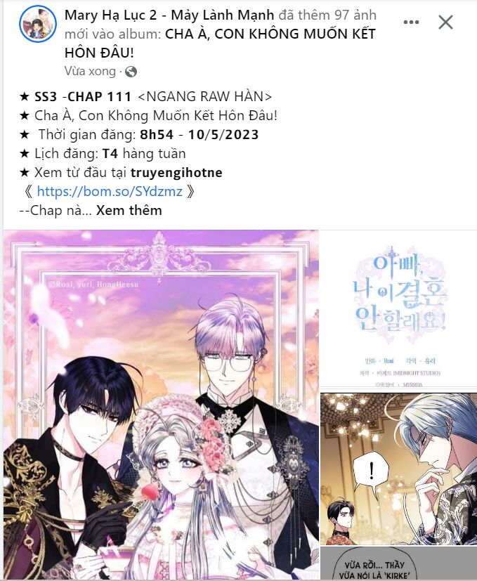 Cha Ơi Con Không Muốn Kết Hôn Đâu Chapter 111.2 - 26