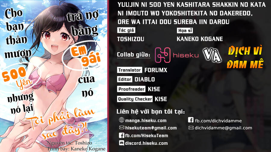 Yuujin Ni 500 Yen Kashitara Shakkin No Kata Ni Imouto Wo Yokoshitekita No Dakeredo, Ore Wa Ittai Dou Chapter 8 - 1