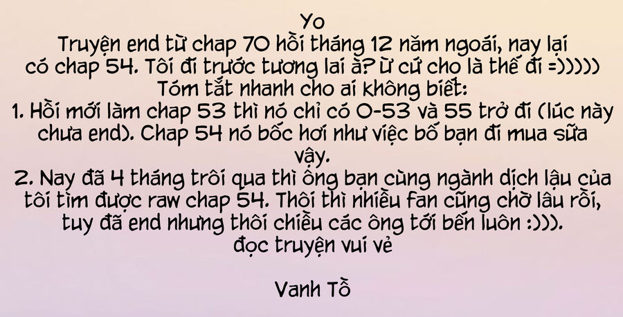 Thế Giới Vô Sắc Chapter 54 - 1