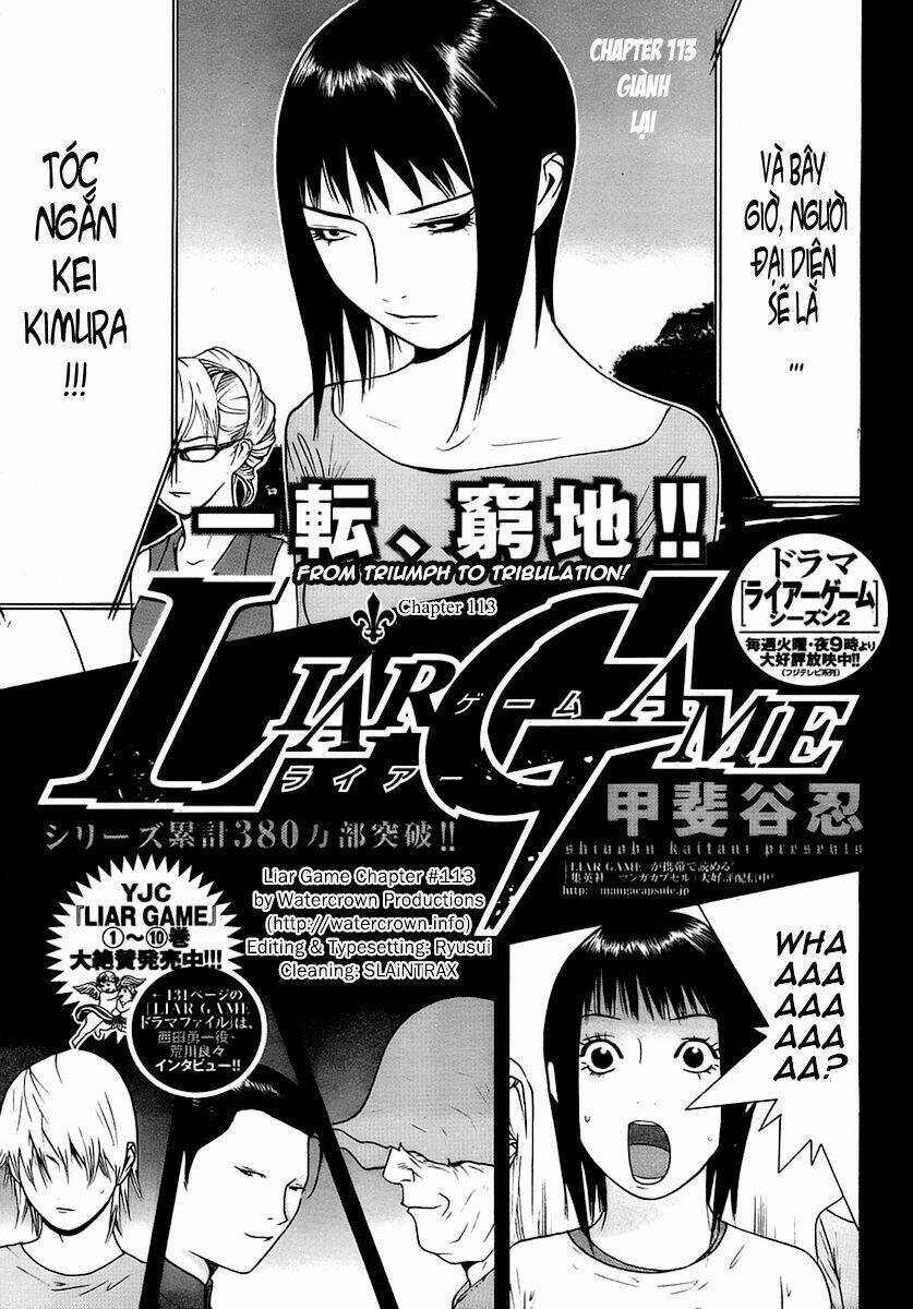 Liar Game Chapter 113 - 1