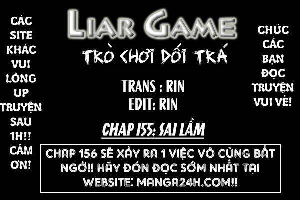 Liar Game Chapter 155 - 1