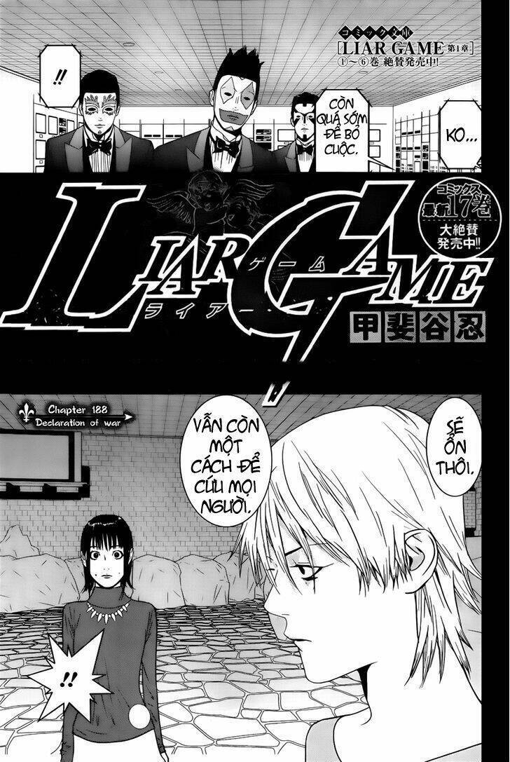 Liar Game Chapter 188 - 1