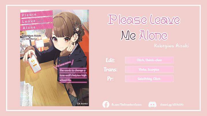 Please Leave Me Alone Chapter 2 - 1