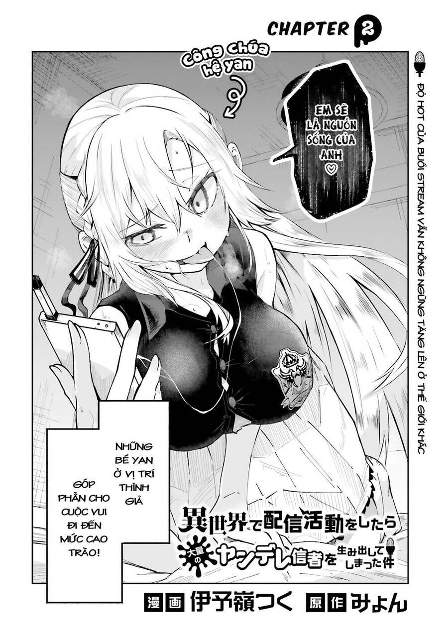 Isekai De Haishin Katsudou Wo Shitara Tairyou No Yandere Shinja Wo Umidashite Shimatta Ken Chapter 2 - 2