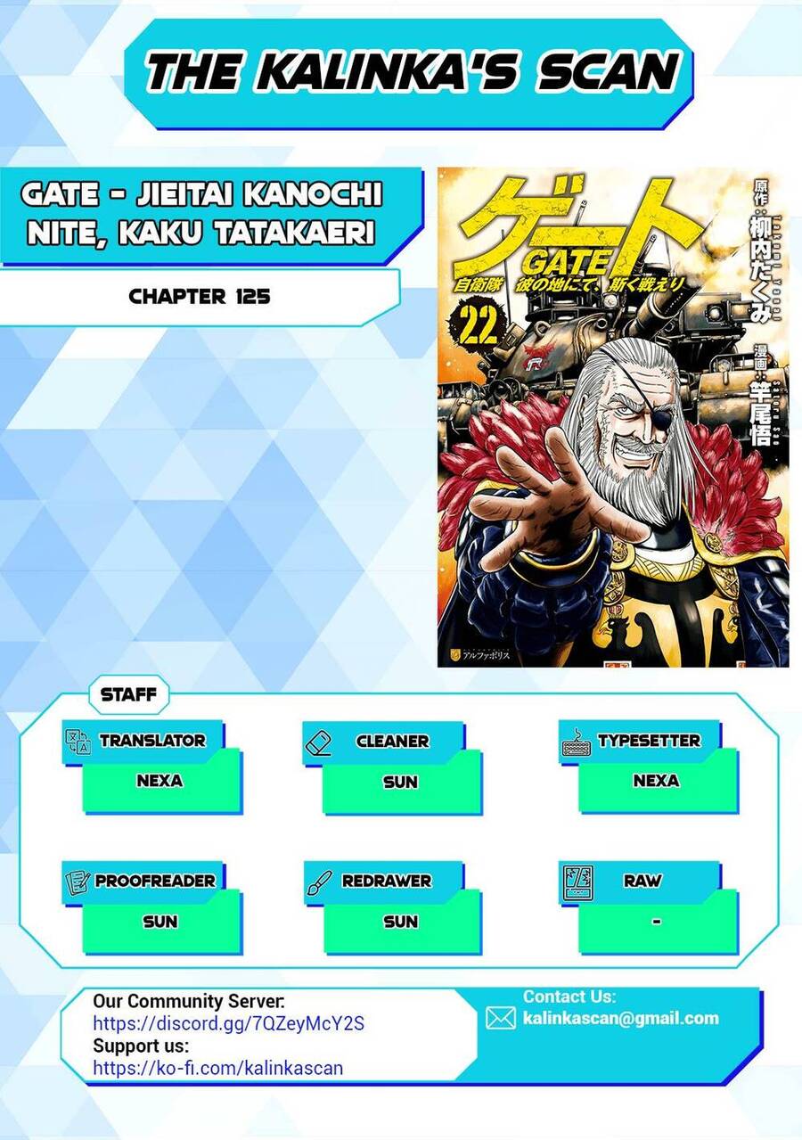 Gate - Jietai Kare No Chi Nite, Kaku Tatakeri Chapter 125 - 4