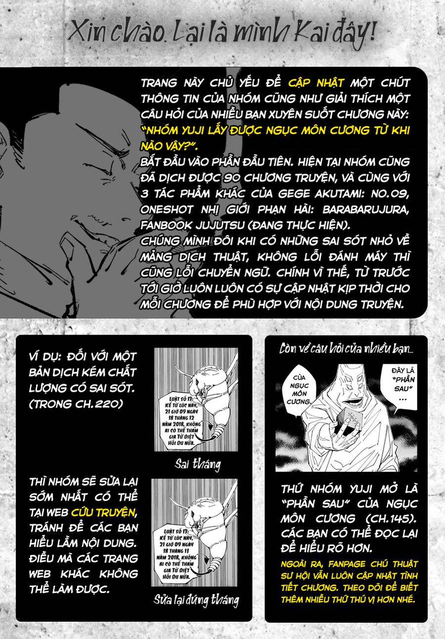 Jujutsu Kaisen - Chú Thuật Hồi Chiến Chapter 221 - 20